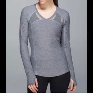 Lululemon x Soulcycle Pace Pusher long sleeve fitted top